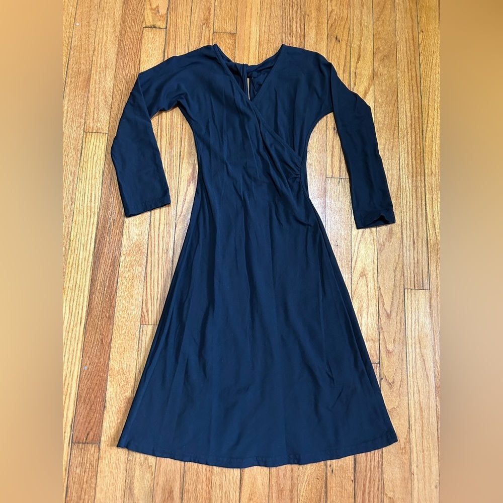 PATAGONIA W's Bay Laurel Faux Wrap Organic Cotton Dress SZ XS
